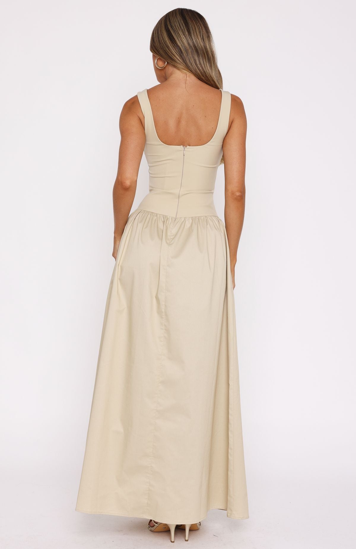 Summer Delight Stone Maxi Dress