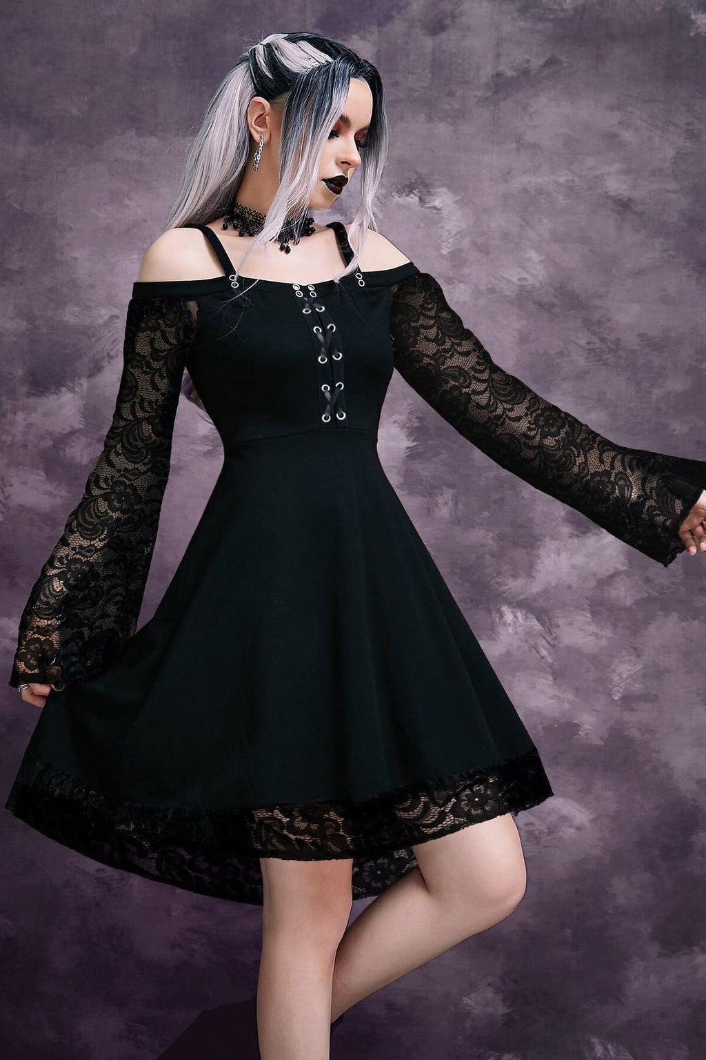 Strapless Corset Gothic Dress