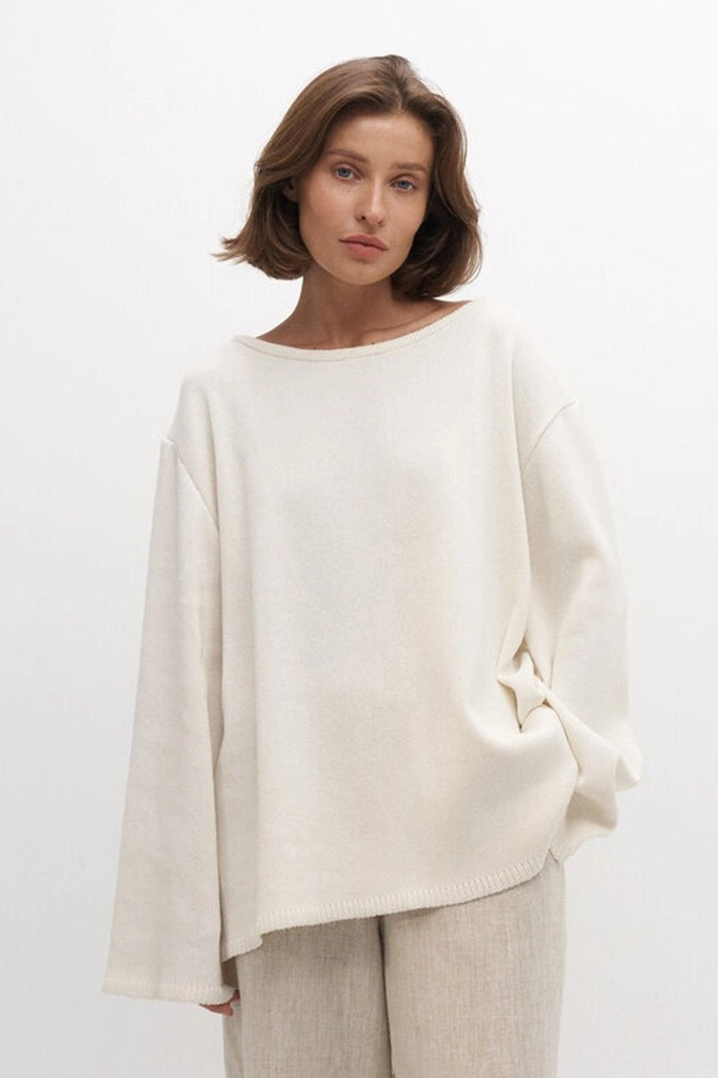 Loose Backless Casual Sweater