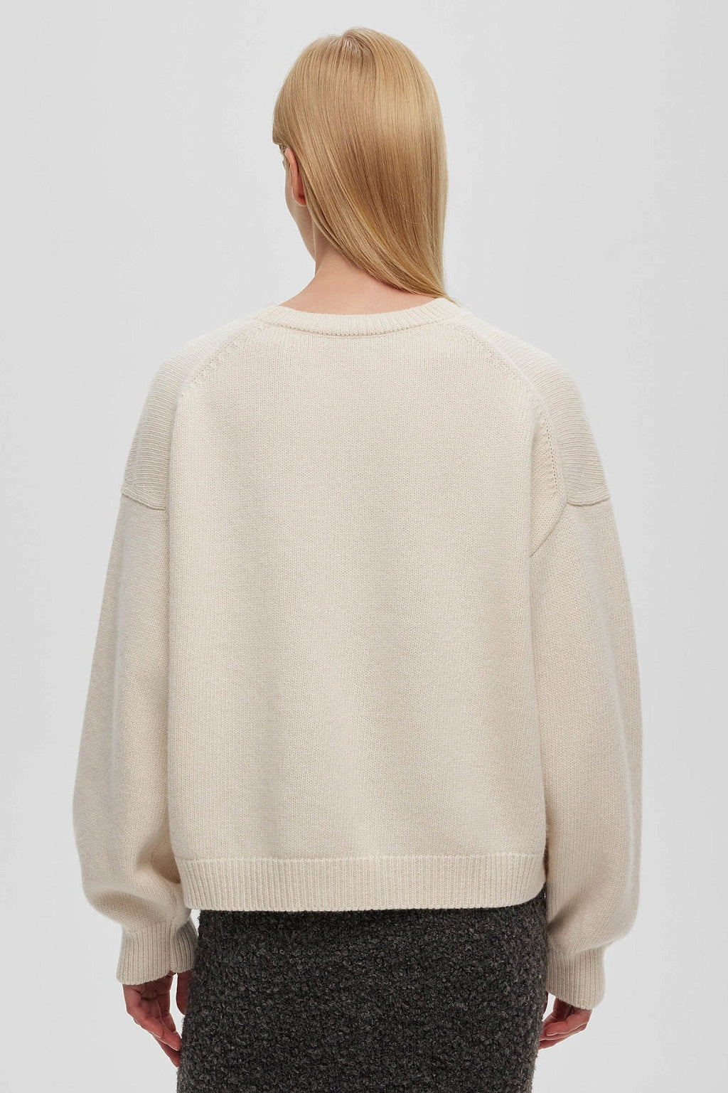 Letter Print Knit Sweater