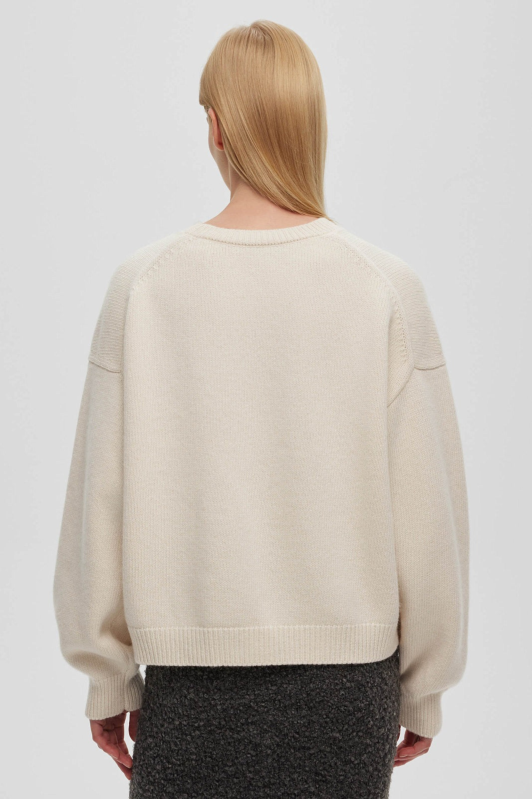 Letter Print Knit Sweater