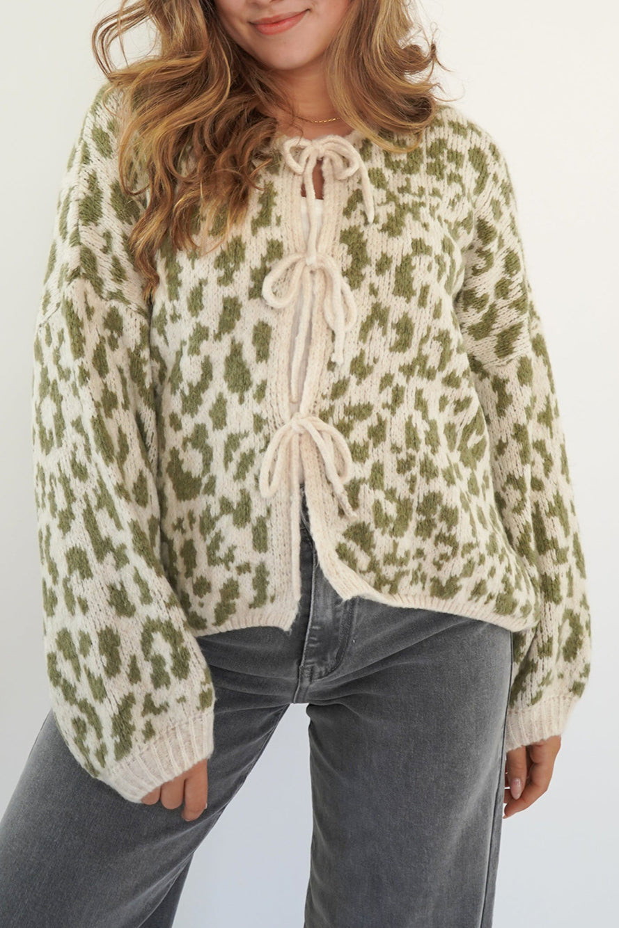 Colorblock Stripe Stitched Cardigan
