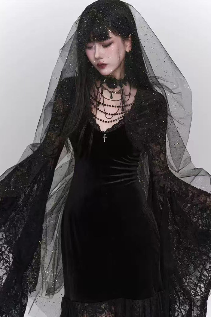 Spooky Retro Gothic Dress