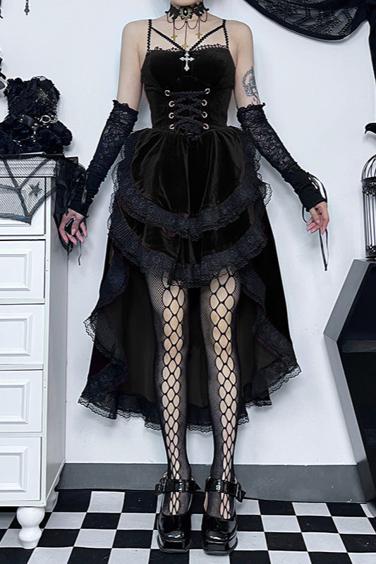 Tailored Train Gothic Dress