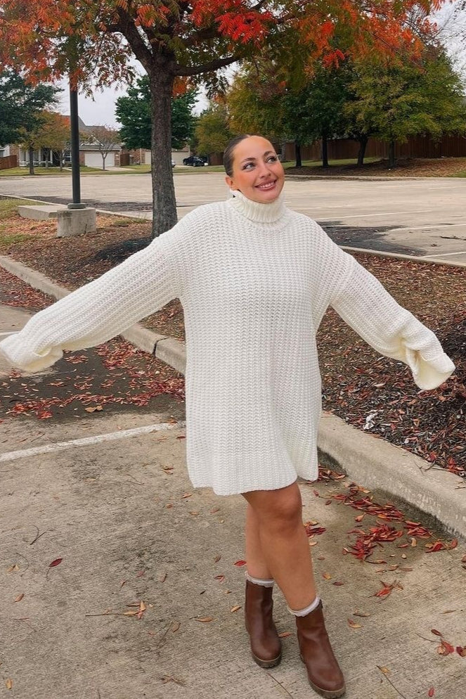 Cozy Knit Turtleneck Sweater