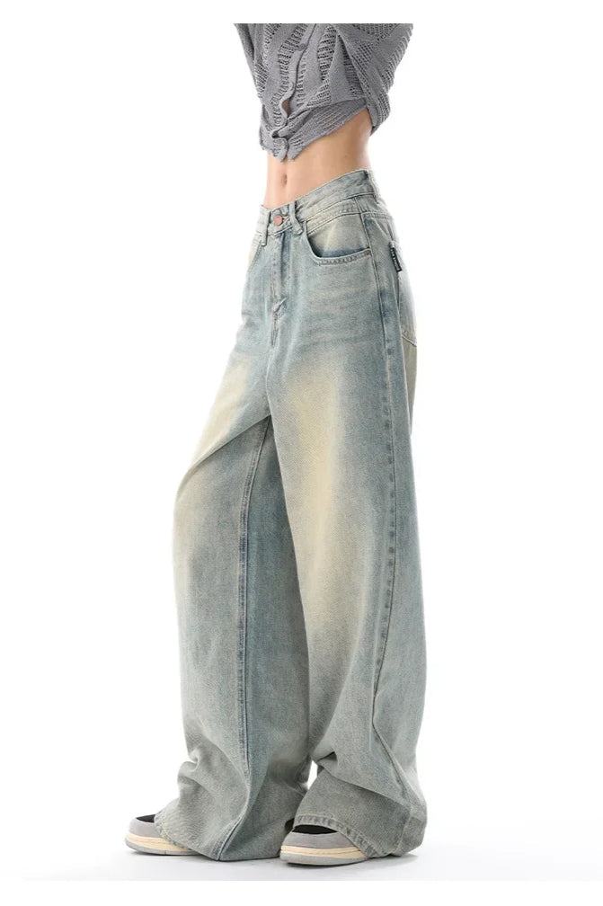 Vintage Wide Leg High Waist Jean