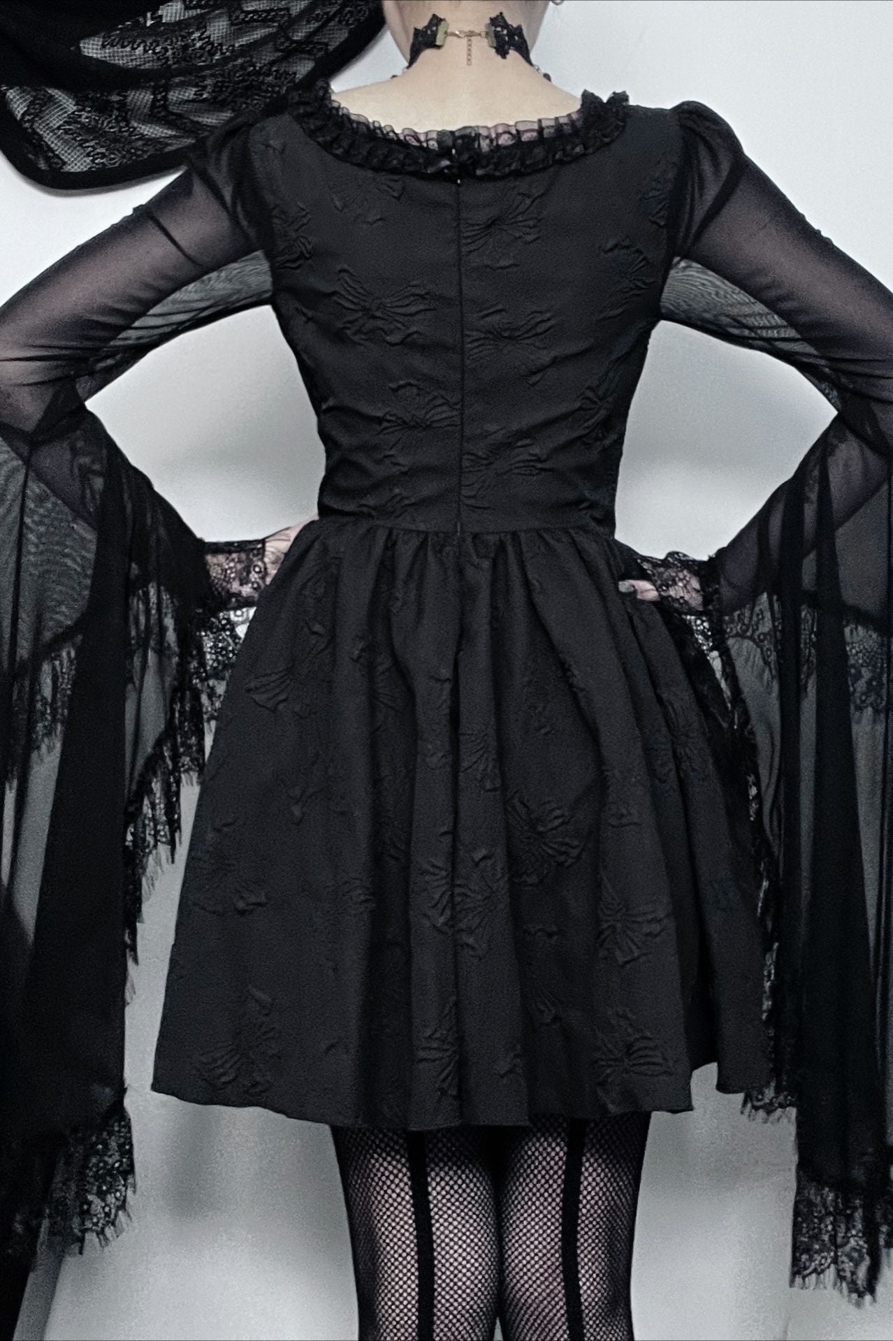 Short Flared Gothic Dress