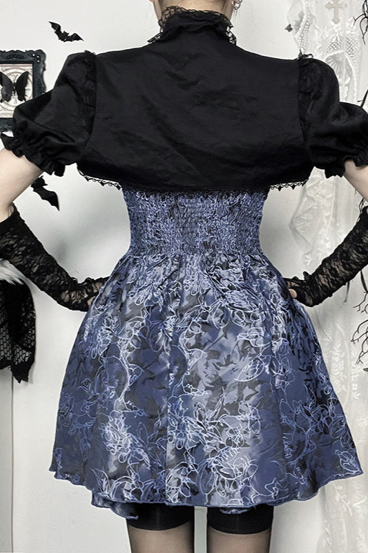 Halloween Two-Tone Gothic Dress