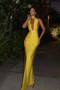 Charming Open Slit Maxi Dress