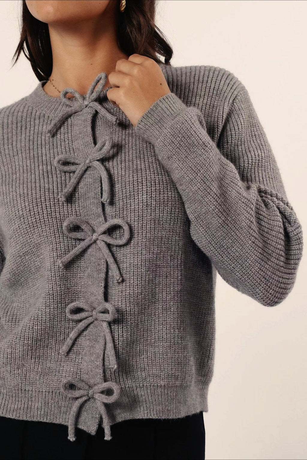 Cozy Knit Long-Sleeve Cardigan
