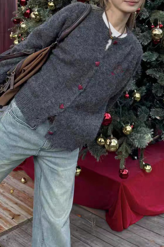 Loose Round Neck Knit Sweater