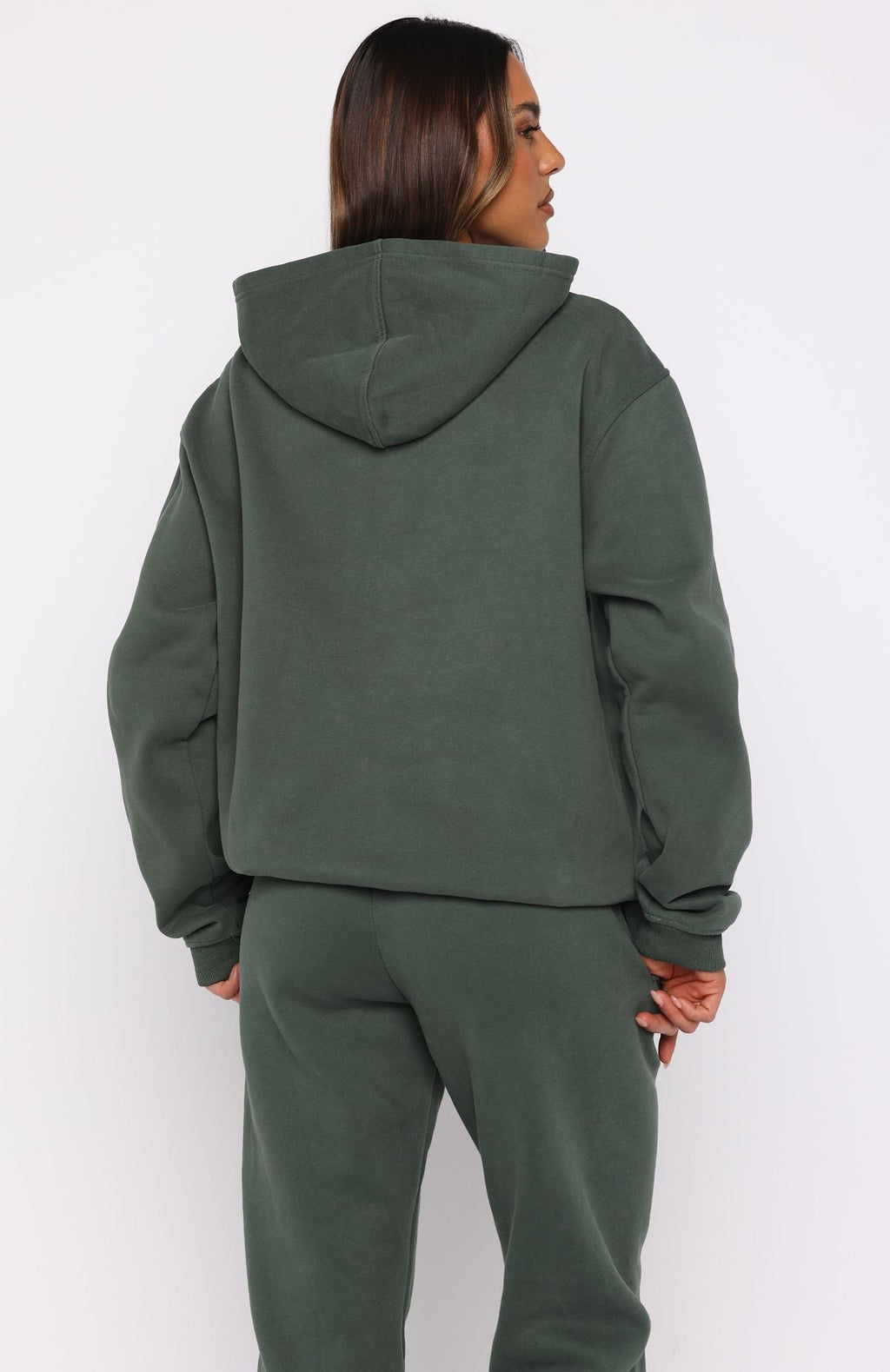 From Archives Lexi Oversized Khaki Hoodie
