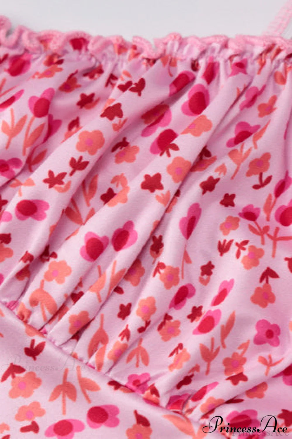 Flowy Strap Floral Dress