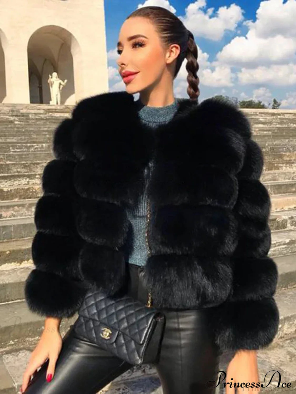 Fox Fur Cold Weather Coat