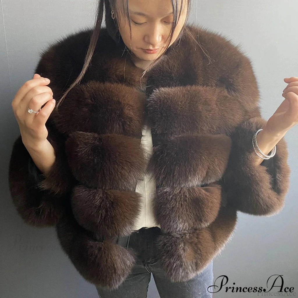 Fox Fur Cold Weather Coat