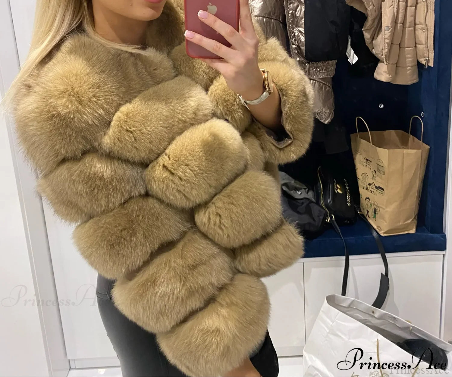 Fox Fur Cold Weather Coat