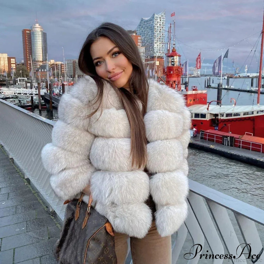 Fox Fur Cold Weather Coat