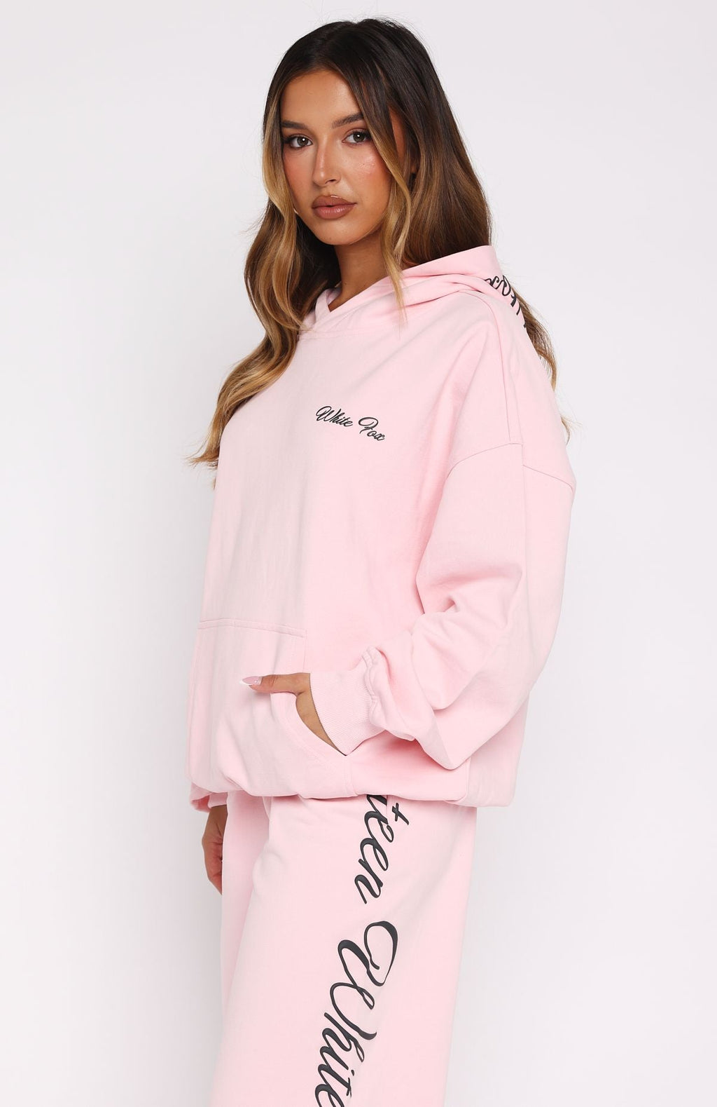 Lucky Thirteen Shaya Oversized Soft Pink Hoodie