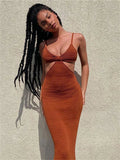 Bandage Party Sleeveless Backless Summer Maxi Dress