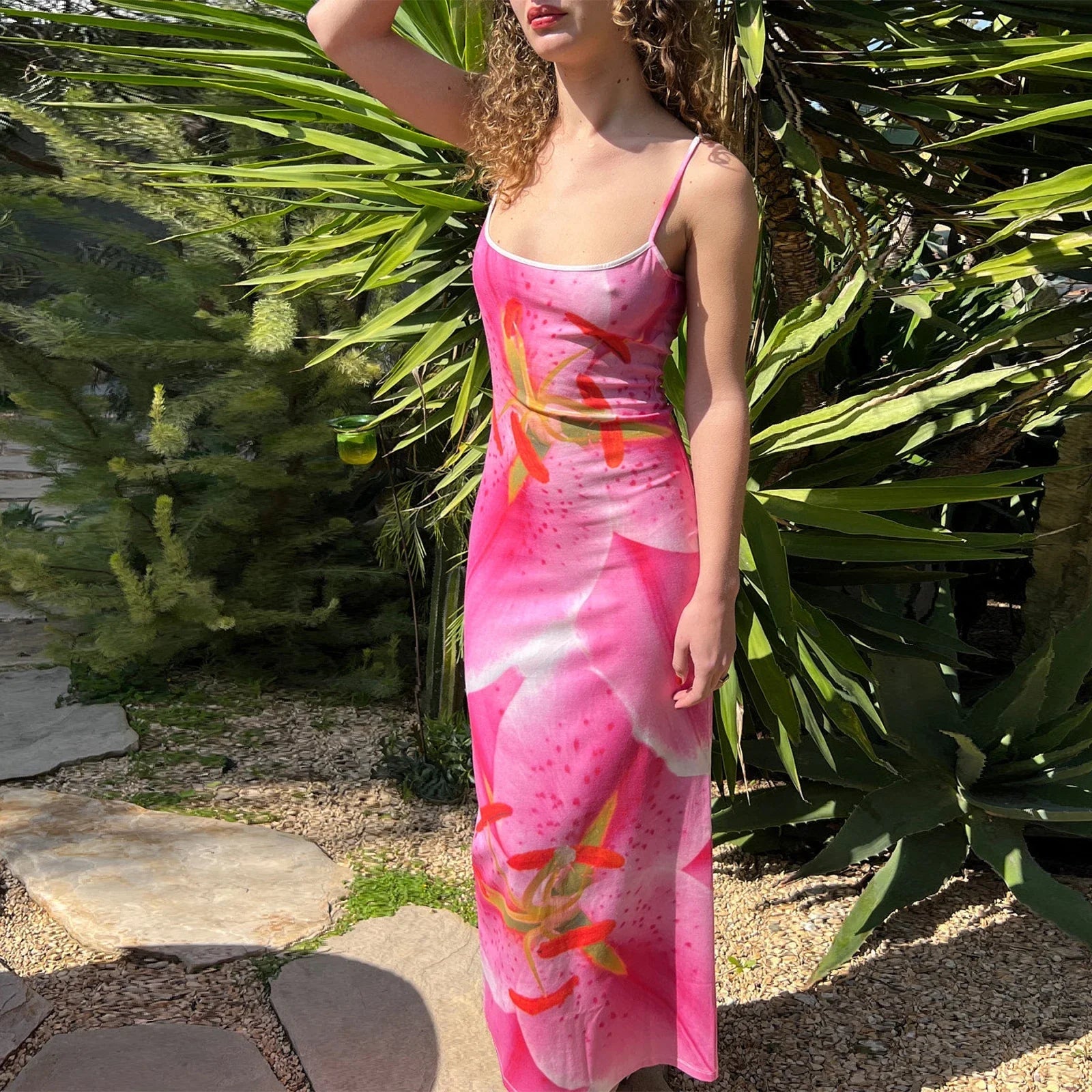 Printed Backless Slim Boho Casual Mini Dress