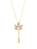 Maple Leaf Rose Gold Necklace
