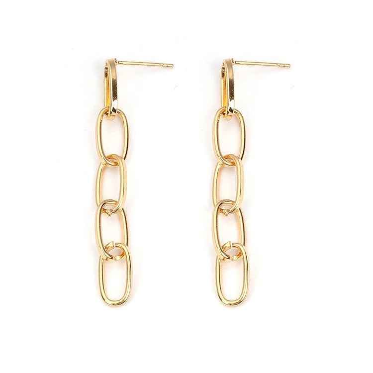 Delicate Link Chain Earring