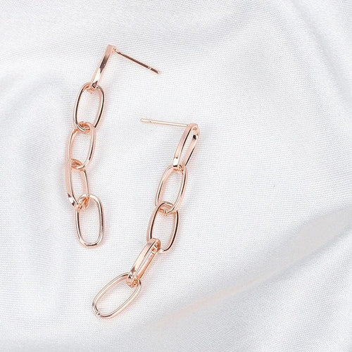 Delicate Link Chain Earring