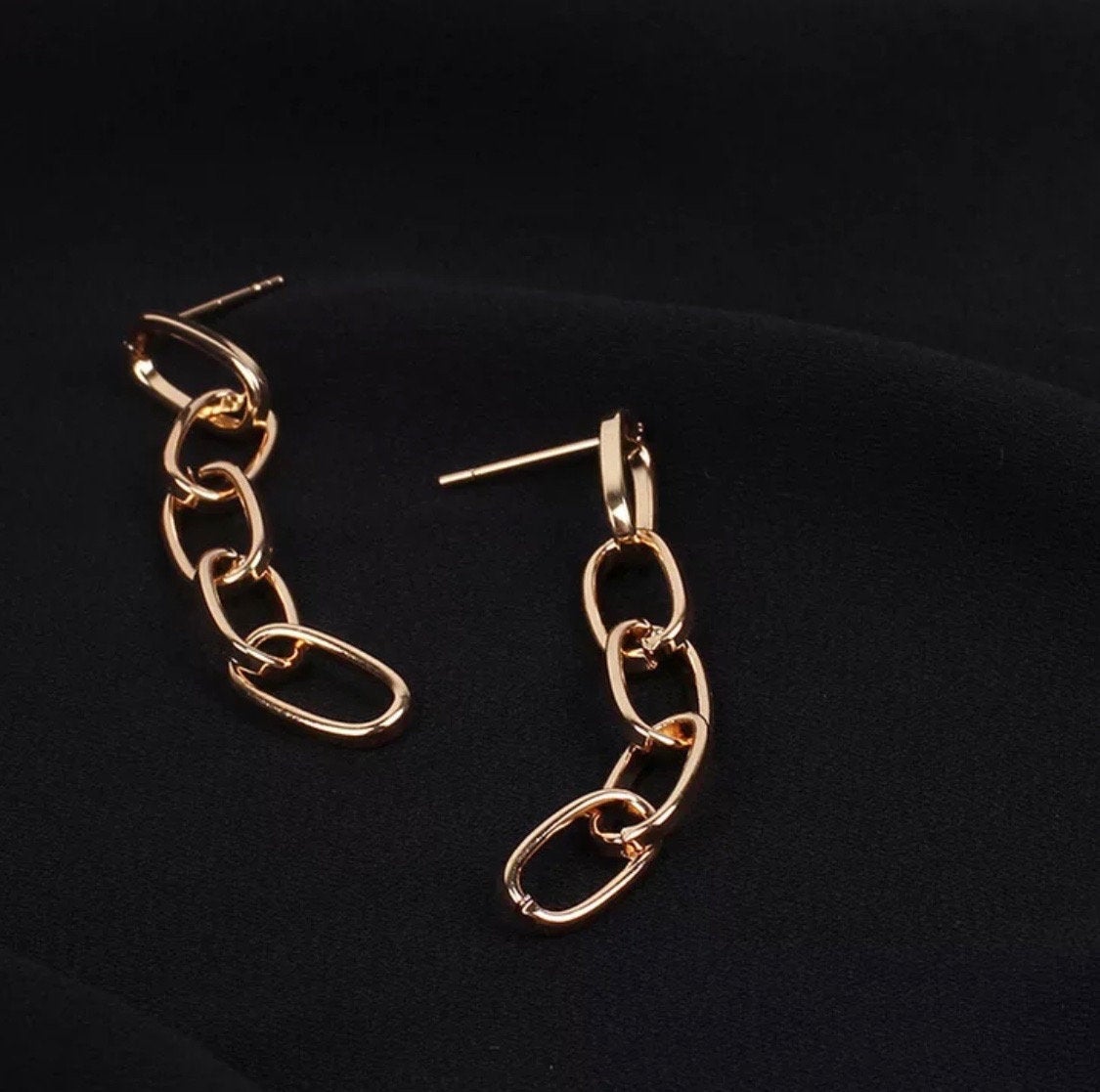Delicate Link Chain Earring