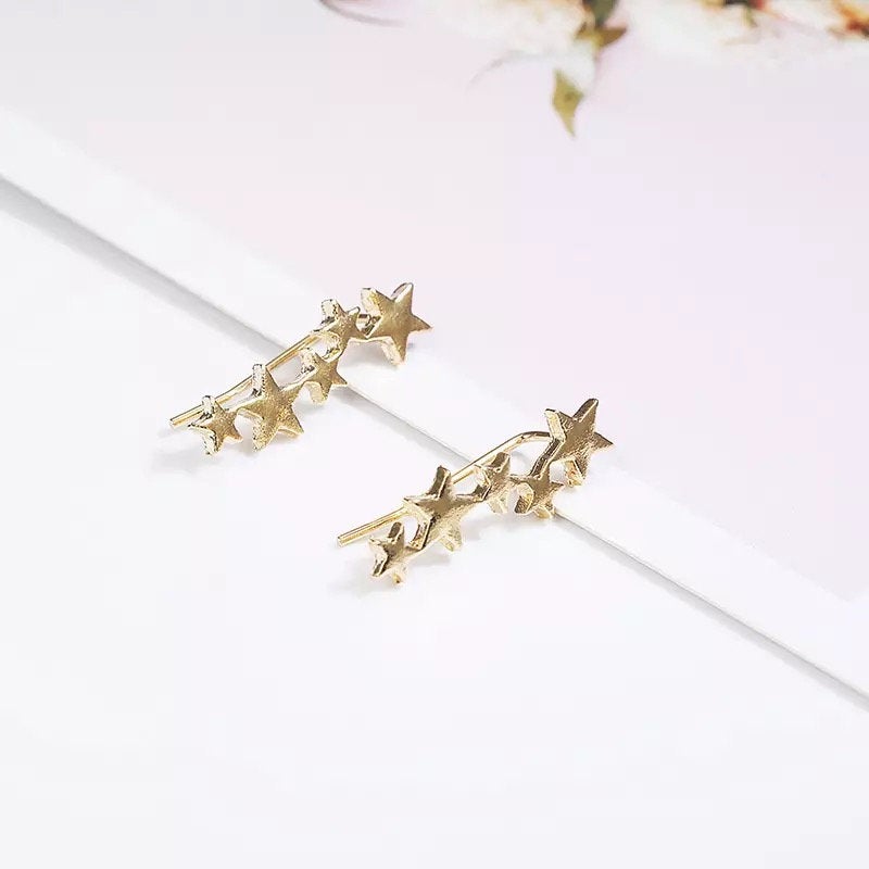 Star Ear Climber Crawler Earring