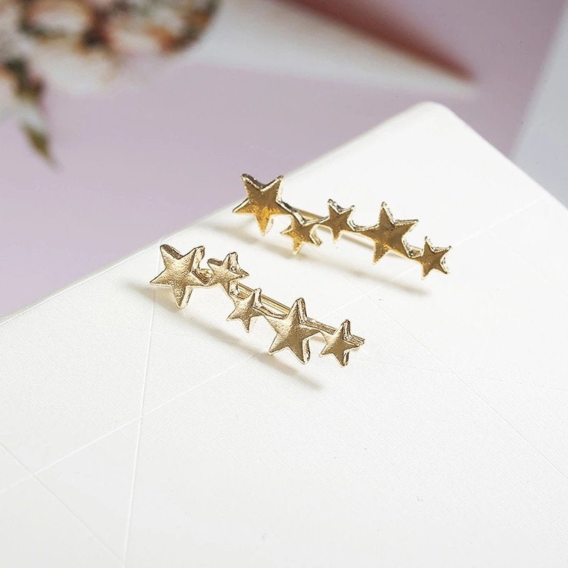 Star Ear Climber Crawler Earring