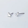 Tiny Heart Minimalist Stud Earring