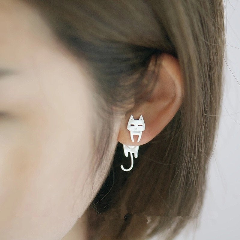 Cat Fish Cute Earring