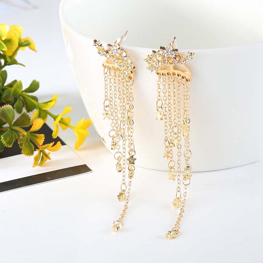 Constellation Star Ear Jacket Earring