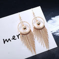Exaggerated Chandelier Tassel Earring