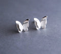 Tiny Butterfly Metal Earring