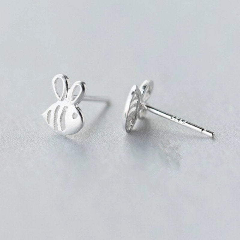 Little Bee Stud Gold Earring