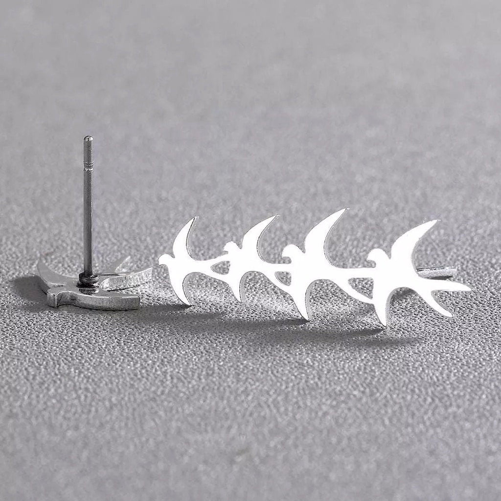 Mismatched Bird Colorful Earring