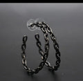 Chain Hoop Metal Earring