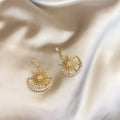 Star Moon Crystal Celestial Earring