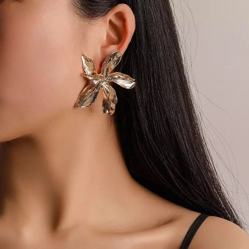 Tropical Flower Colorful Earring
