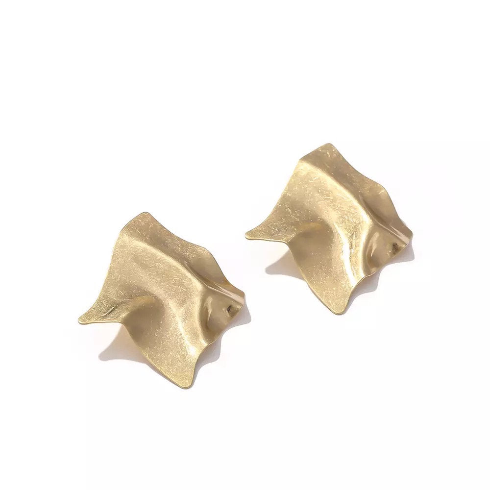 Square Asymmetric Bold Earring