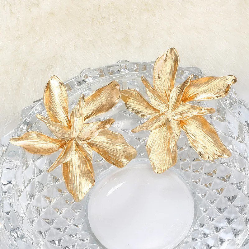 Tropical Flower Colorful Earring