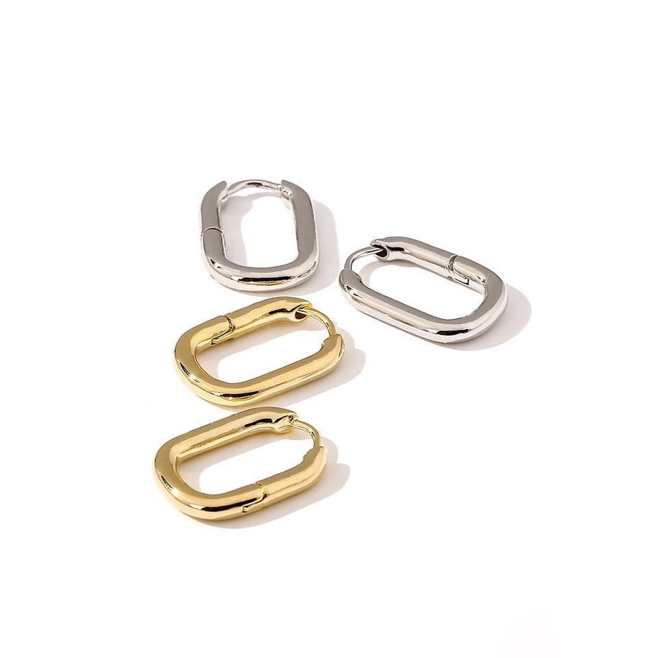 Link Chain Chunky Oval Earring