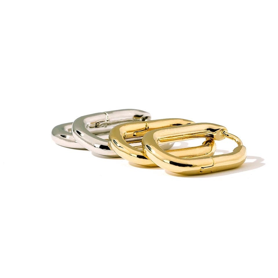 Link Chain Chunky Oval Earring