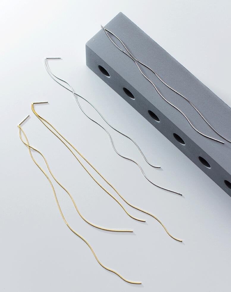 Long Minimalist Tassel Earring