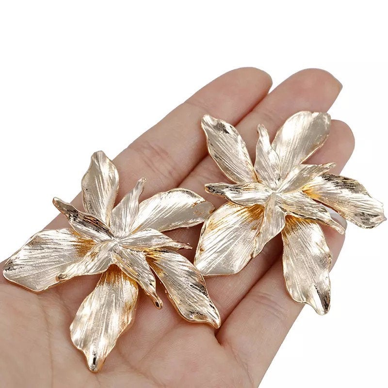 Tropical Flower Colorful Earring