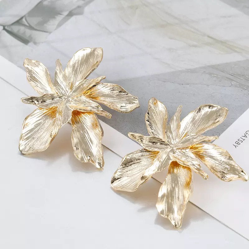 Tropical Flower Colorful Earring