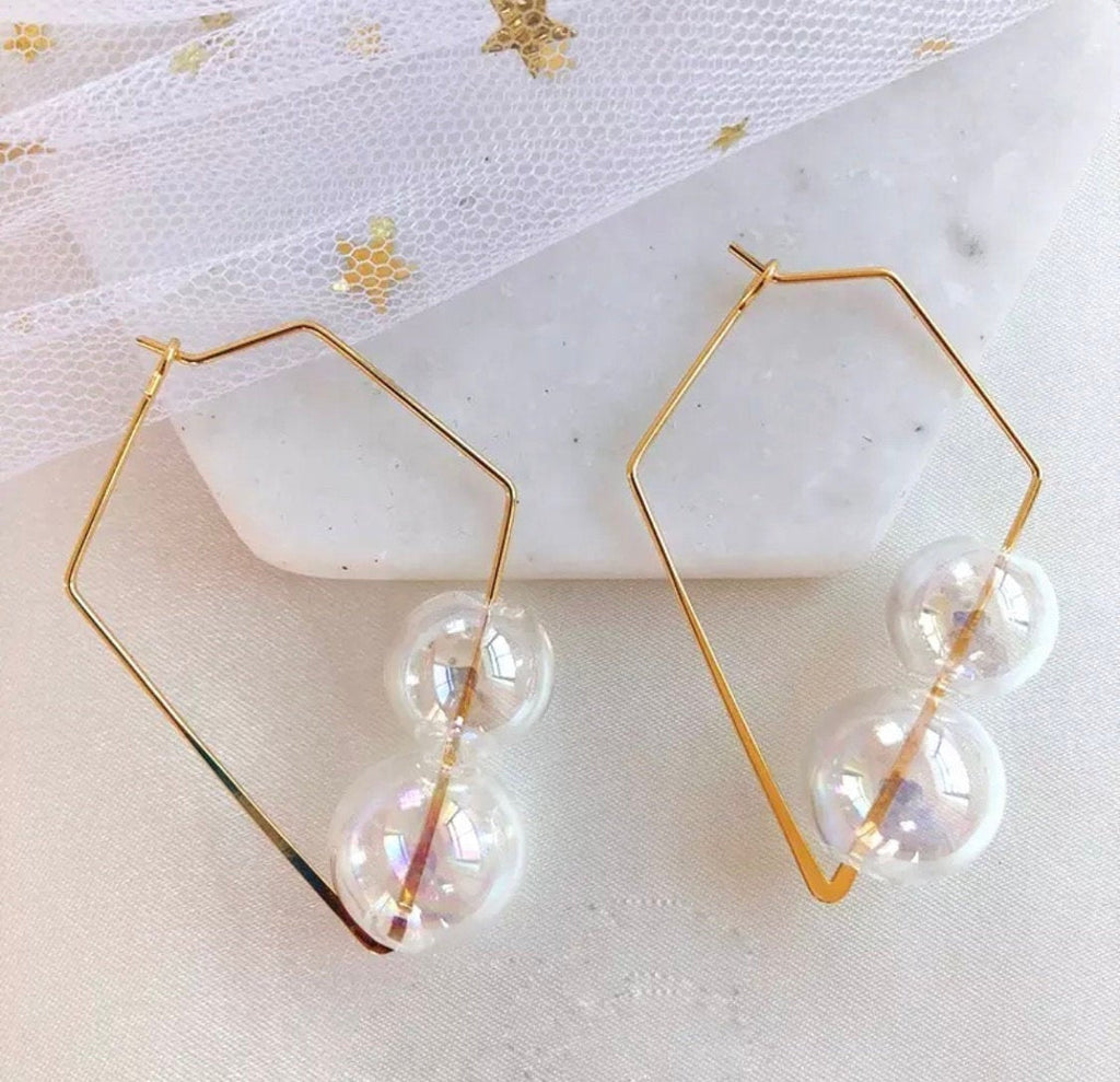 Bubble Geometric Colorful Earring