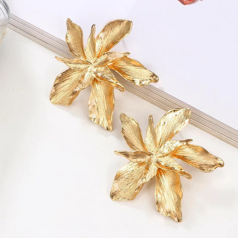 Tropical Flower Colorful Earring