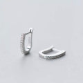 Crystal Paved Ear Huggie Earring